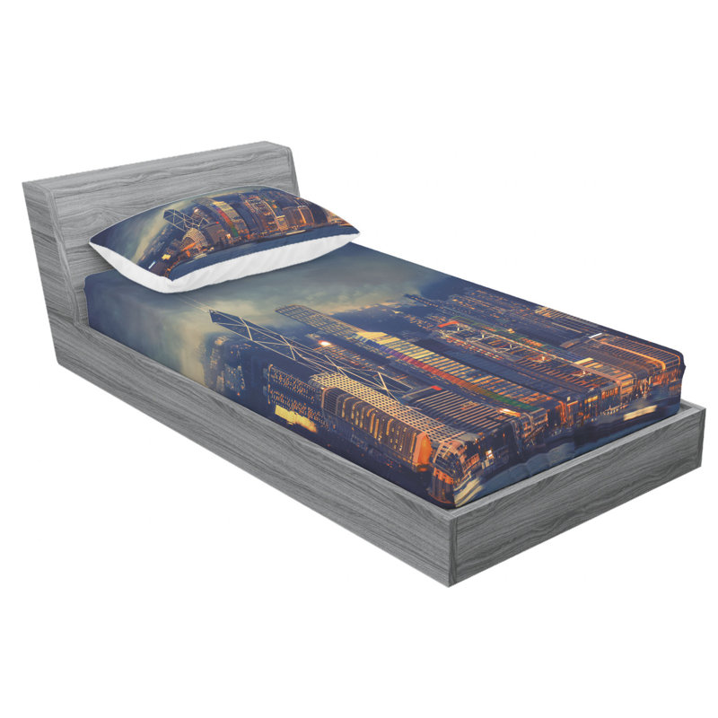 Microfiber Sheet Set, Twin XL Sheet Set with Fitted Sheet