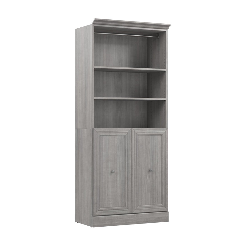 Oneybrook 35'' Closet System, Platinum Gray