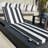 Water Resistant Sunbrella® Outdoor 3.5 " Chaise Lounge Seat / Back Cushion-1725481803
