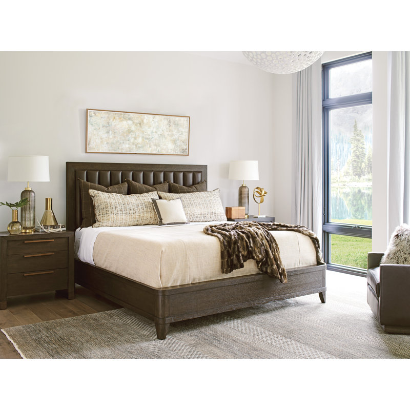 Park City Leather Bed, California King