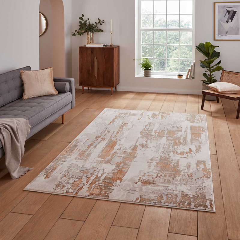 Apollo area rug Machine Woven Rectangle Bronze, Rectangle 80 x 150cm