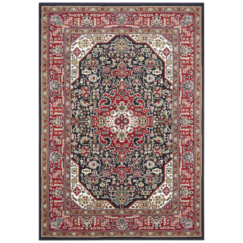 Skazar Isfahan Navy Rug, Rectangle 120 x 170cm