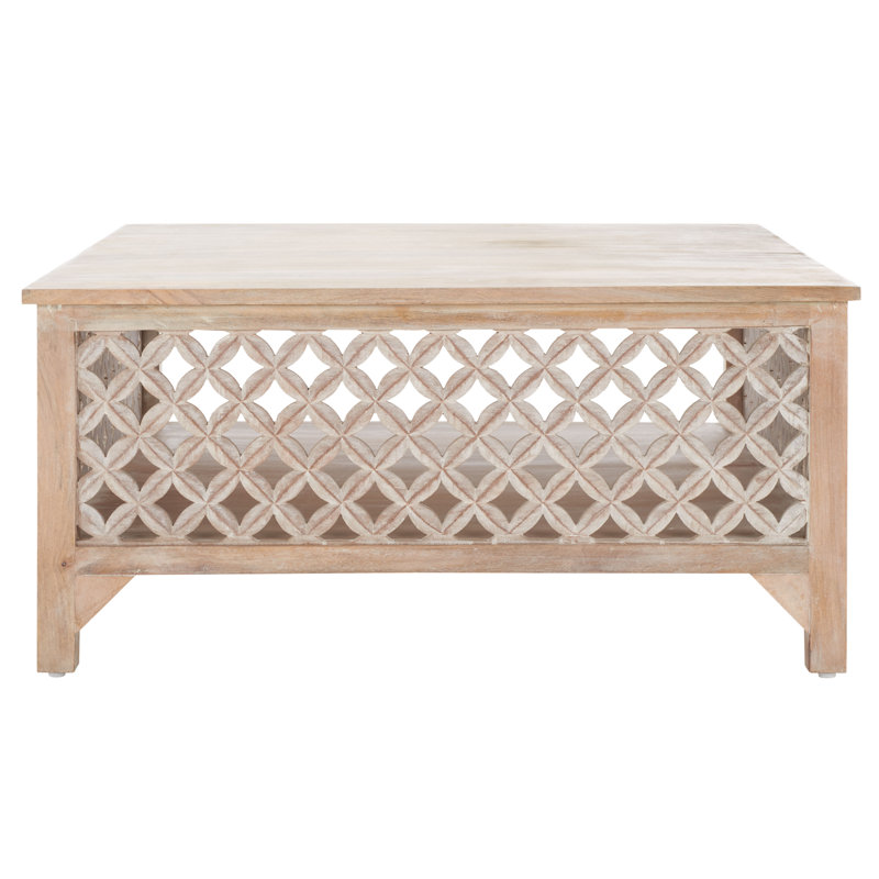 Nyah Coffee Table, Burnt White