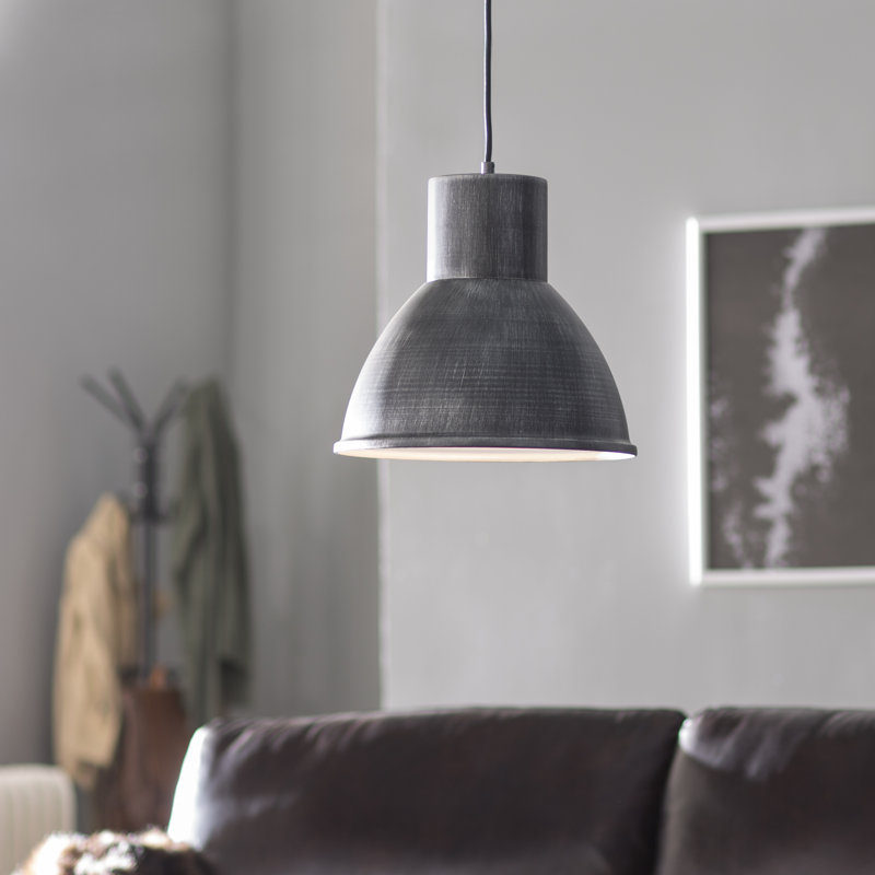 Division Street One Light Pendant from Generation Lighting , Stardust, 100W A19 Medium Bulb