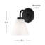 Applique murale 1 lumière Wynridge Plug & Play de style transitionnel et moderne - 9,25 po de hauteur et 6 po de largeur-107377573