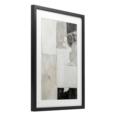 «Subtle Layers Arrangement», reproduction encadrée sous verre, conception de Mona Grace