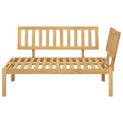 Winston Porter Patio Pallet Corner Sofa Solid Wood Acacia