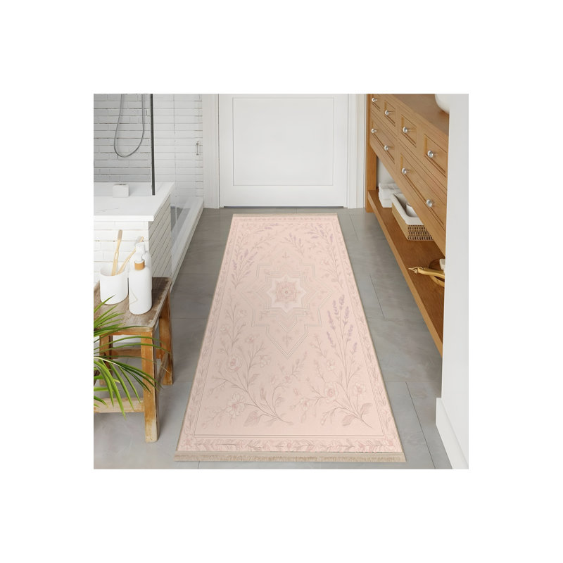 Tapis tissé à la crème Mosso, 2' x 2'11"