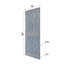 Porte de grange coulissante en bois massif de style K sans trousse de quincaillerie (dalle de porte seulement) - Assemblage requis-86439594-86439602