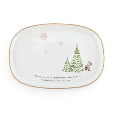 Christmas All Around Oval Platter - 15.5X11in