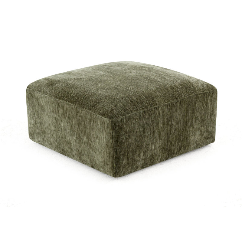 Repose-pieds modulaire convertible, Chenille verte