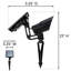 Projecteur solaire progressif tricolore
