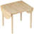 Folding Dining Table, Drop Leaf Design, Space Saving Multi-Functional Kitchen and Dining Table