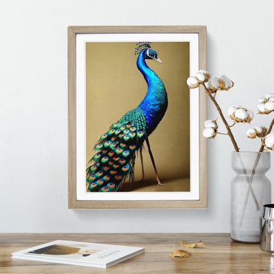 Stunning Peacock - Single Picture Frame Print
