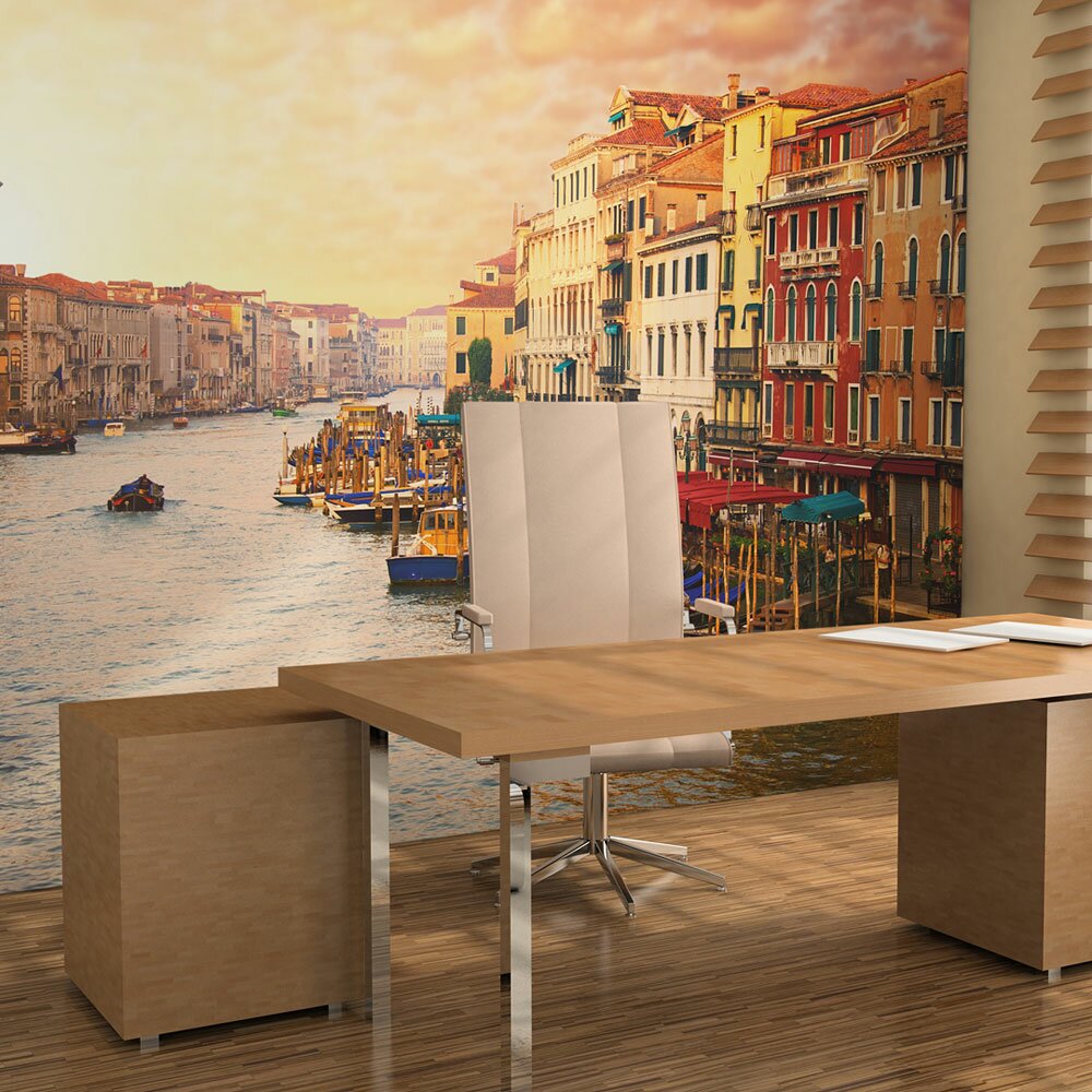 Strukturierte Tapete Venice - the Colourful City on Water 1,93 m x 250 cm