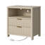 Table de chevet moderne de 19,7 po de largeur avec station de charge intégrée-1611960922