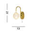 Ailyah LED Wallchiere