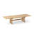 Kia Rectangular Teak Folding Outdoor Dining Table With Umbrella Hole , in. W 43'' in. D-289752133