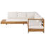 Amberlin Wicker 5 - Person Garden Lounge Set with Cushions-1477060493