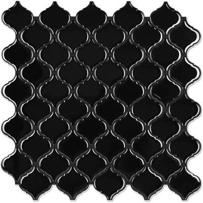 Dosseret auto-adhésif STICKGOO Arabesque 12 po x 12 po pour cuisine, mur (conception plus épaisse)