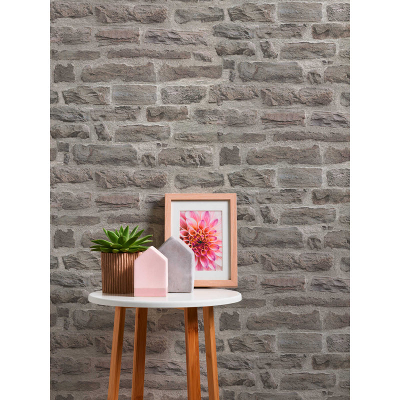 Rouleau de papier peint Mcgrail, Gris clair