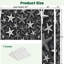 Cloison pliante 6 panneaux séparateur de toile Royal White Starfish-842034904-842090086