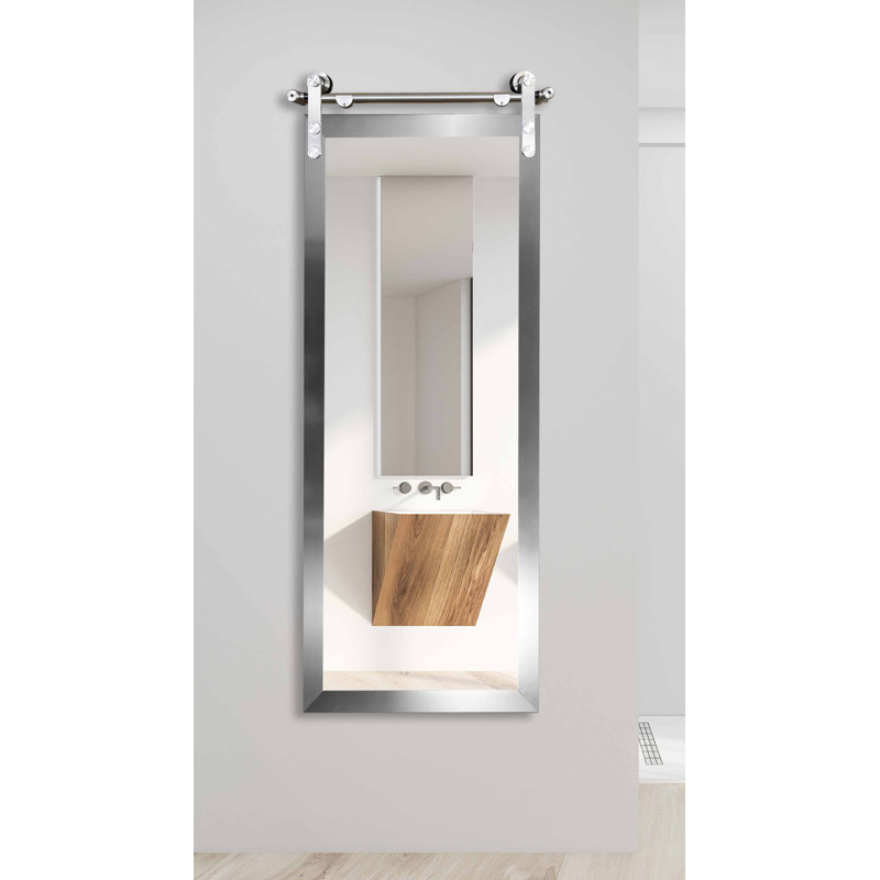 Dalphus Wood Flat Mirror, 63.5" x 30.5"
