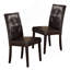 Faux Marble Table Top Upholstered Chairs 7Pc Dining Set Dining Table And 6X Side Chairs Tufted Back Chair