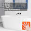 67" Freestanding Soaking Acrylic Bathtub