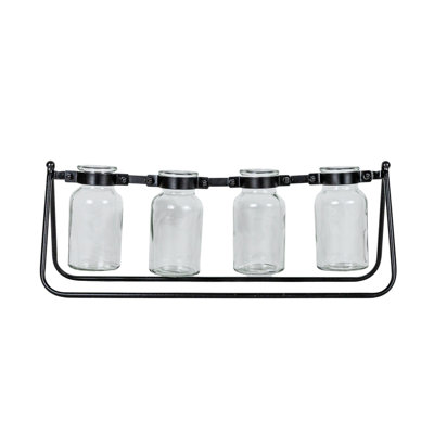 Ensemble de vases de table en verre 5 pièces Denae