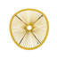Chaise ANson, ensemble de 2 - Jaune