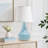 21.8" Ceramic Table Lamps For Living Room, Bedroom & Office With Rotary Switch - Bulb Included (Set Of 2)-760869729