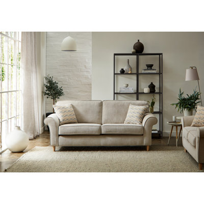 Haan 3 Seater Scroll Arms Sofa 