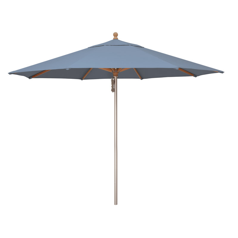 Parasol de marché 11 pi Darlington, Tissage uni Sunbrella® océan