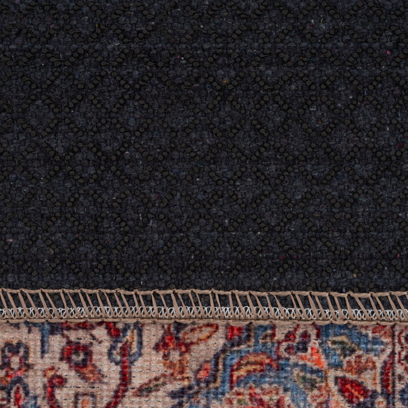 Carlester Oriental Cotton Area Rug, Runner 80cm x 300cm