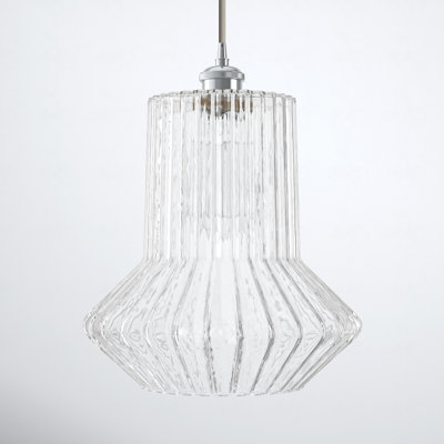 Montrose Single Light Glass Dimmable Pendant