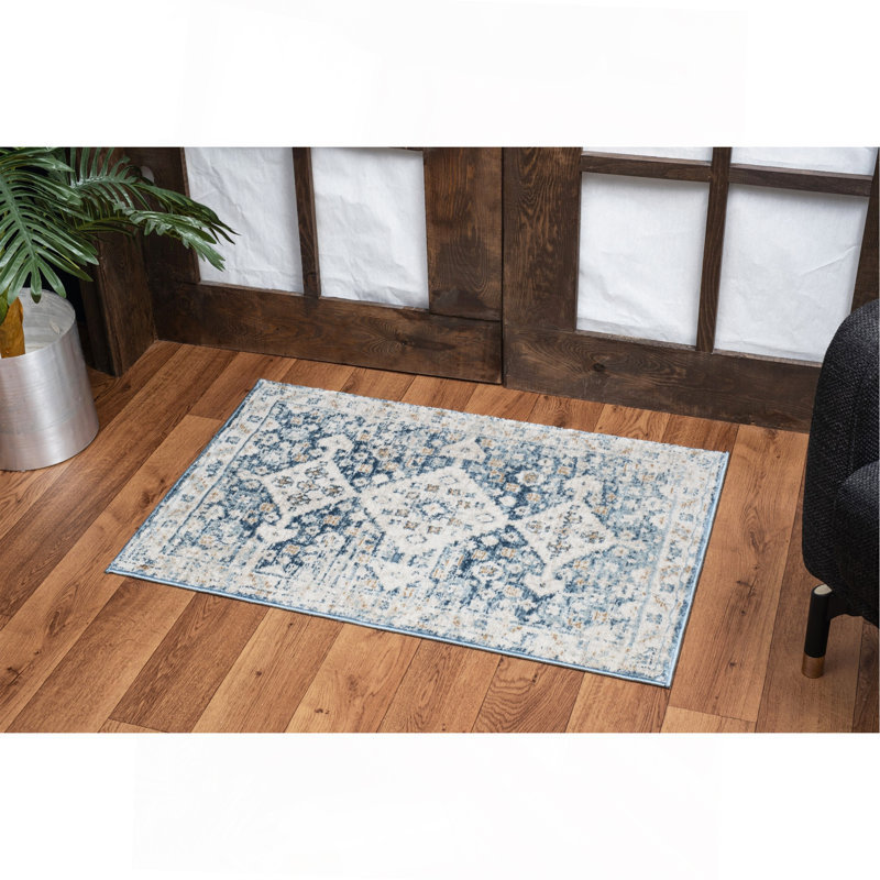 Tapis bleu, Tapis de couloir 2 pi 7 po x 7 pi 3 po