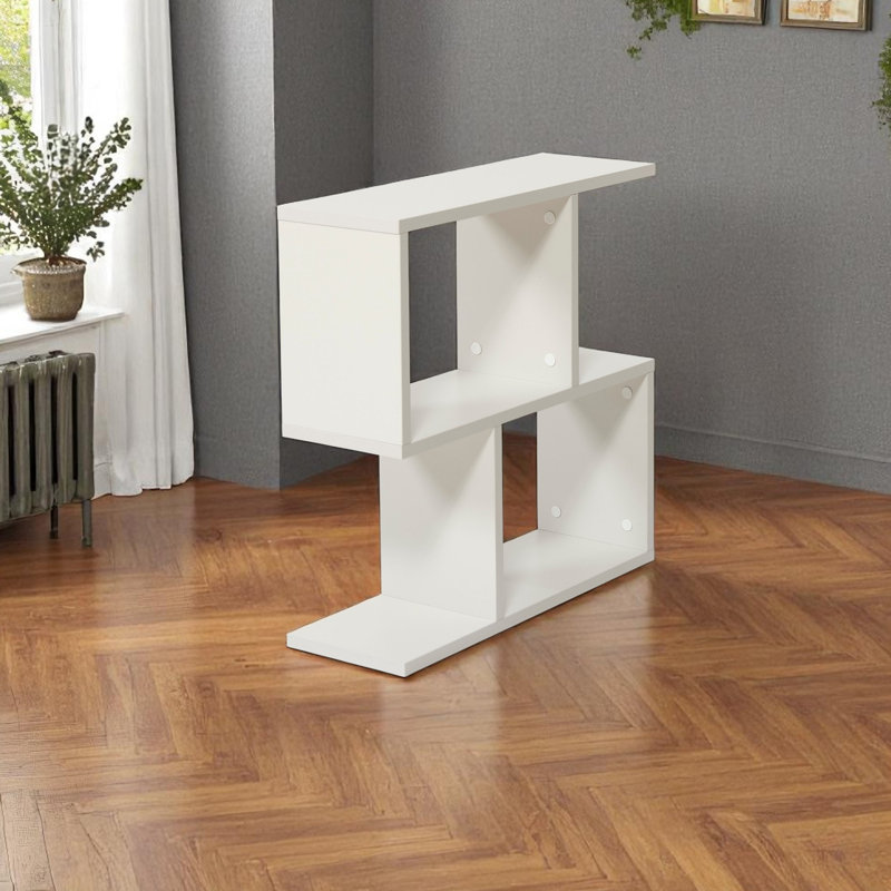 Table de bout rectangulaire à 4 tablettes, table de bout étroite, table de bout mince de 23 pouces pour le salon