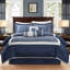 Ensemble d'édredon 7 pièces bleu marine-131582552-131582556