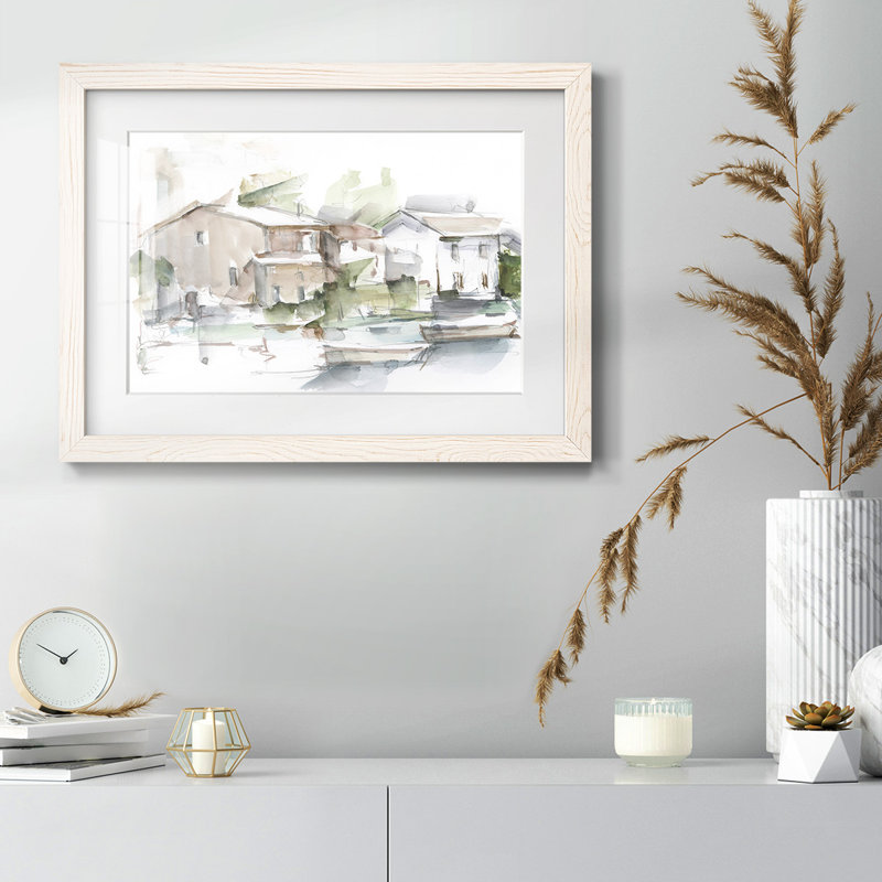 Serene Lakefront I, Blanc, H 14 po x l 20 po x P 1,5 po