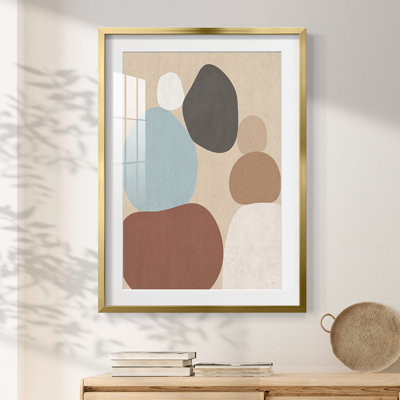 Stone Stacking -Framed Print