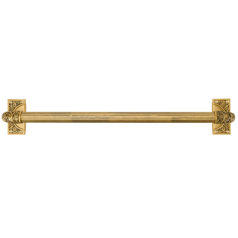 GEORGETOWN 30" TOWEL BAR; BURNISHED SILVER FINISH, Museum Gold, 3.63" H x 20" W x 3.38" D