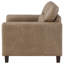 Chaise avec accoudoirs en similicuir Écosse-122453700