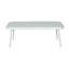 Causeuse et table en acier, blanc cassé et gris-1496699991-1496700008