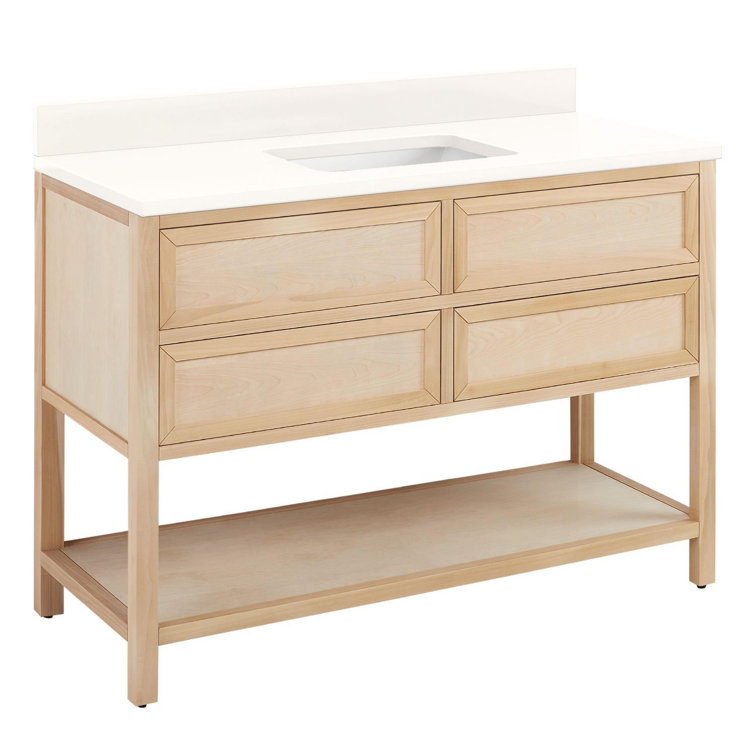 48" Robertson Single Bathroom Vanity Set with Rectangular Undermount Sink