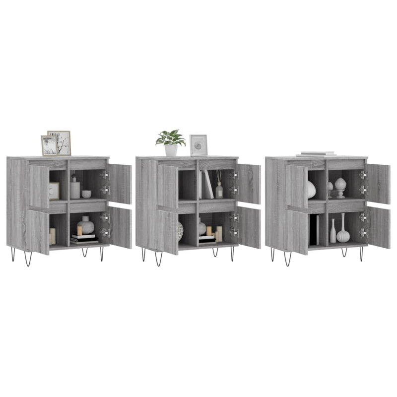 Killory 180cm Sideboard, Grey Sonoma