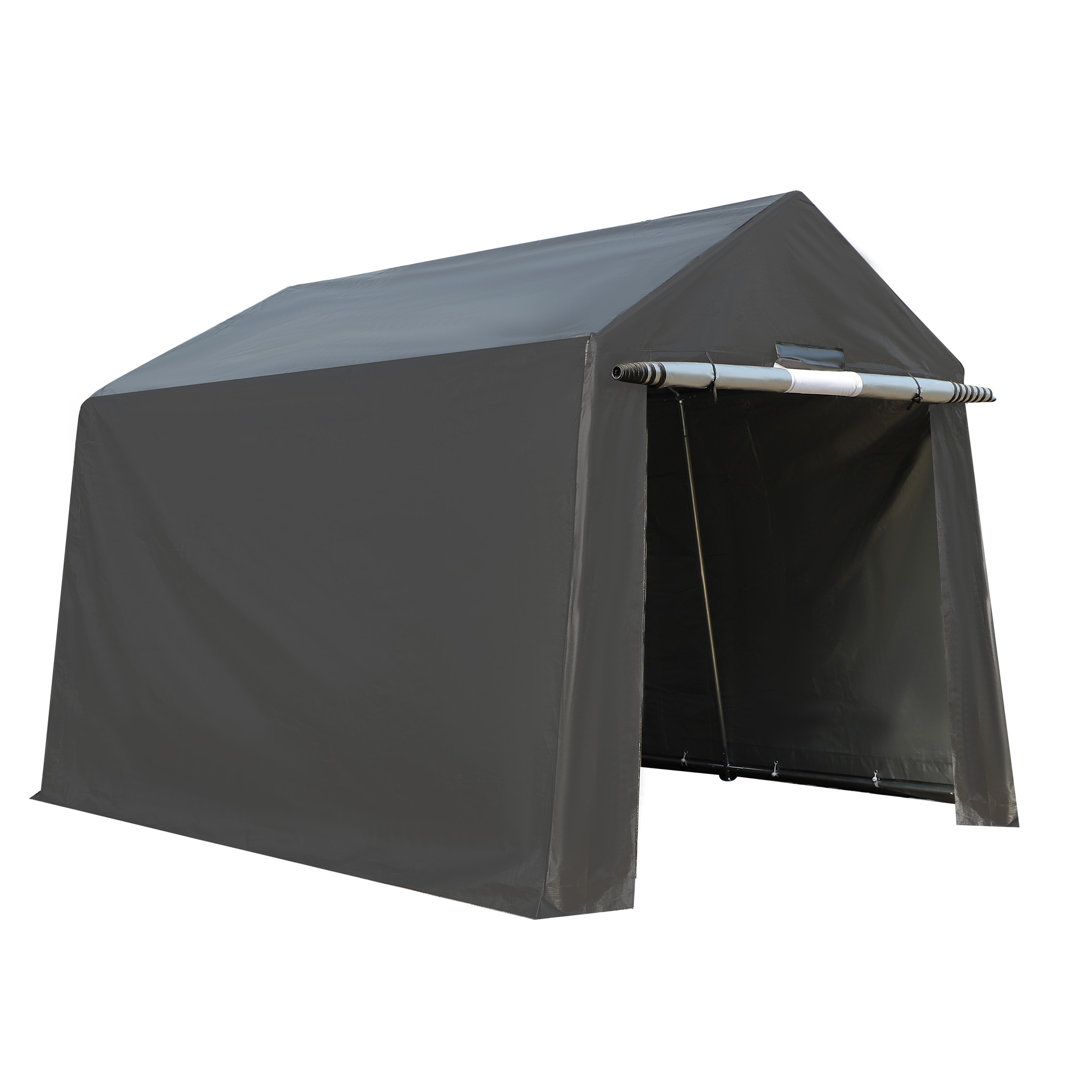 10 Ft. W x 10 Ft. D Portable Storage Shed BESUNYST