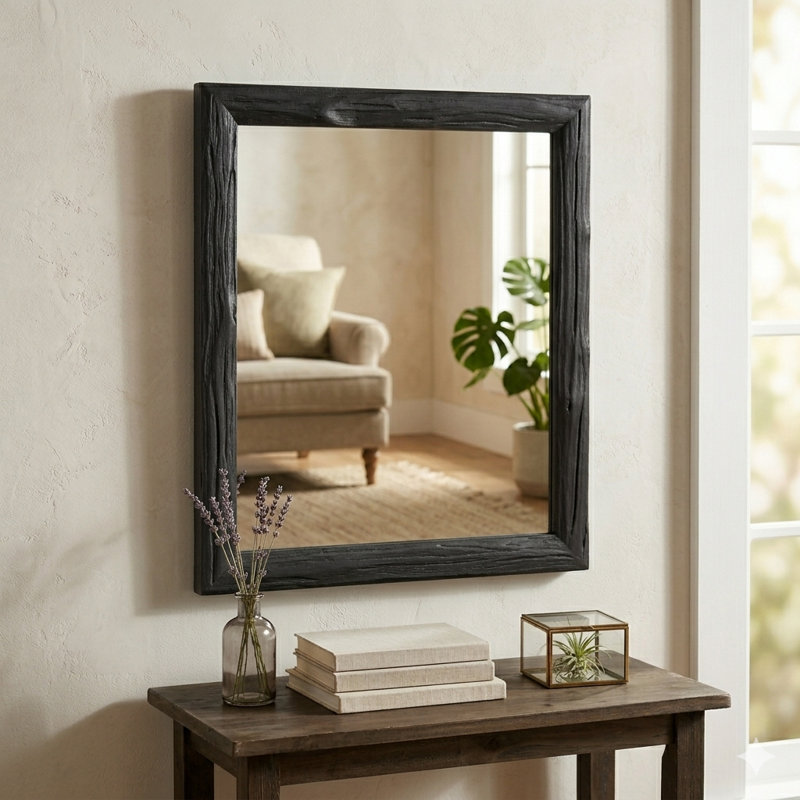 Crantor Accent Mirror, Black