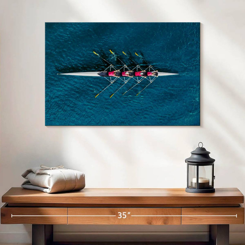 Équipe féminine d'aviron Sireci, H 16 po x l 24 po