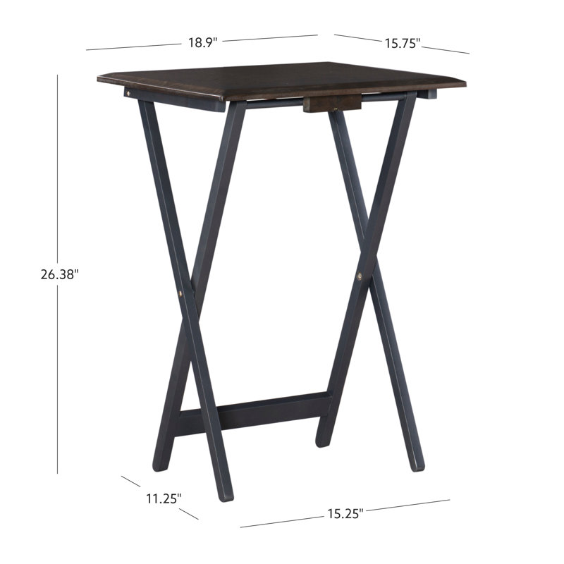 Ensemble de tables pliantes Ifrane, Gris
